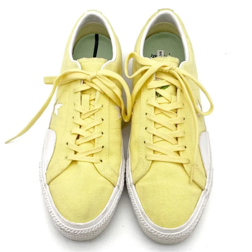 Converse X Chocolate One Star Pro Low Top Yellow Kenny Sneaker Men’s Size 10 - Picture 3 of 16
